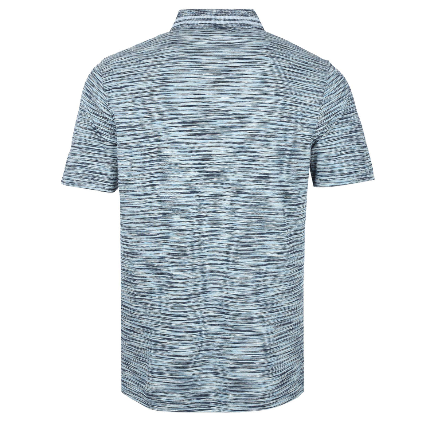 Paul Smith Space Dye Polo Shirt in Blue Back