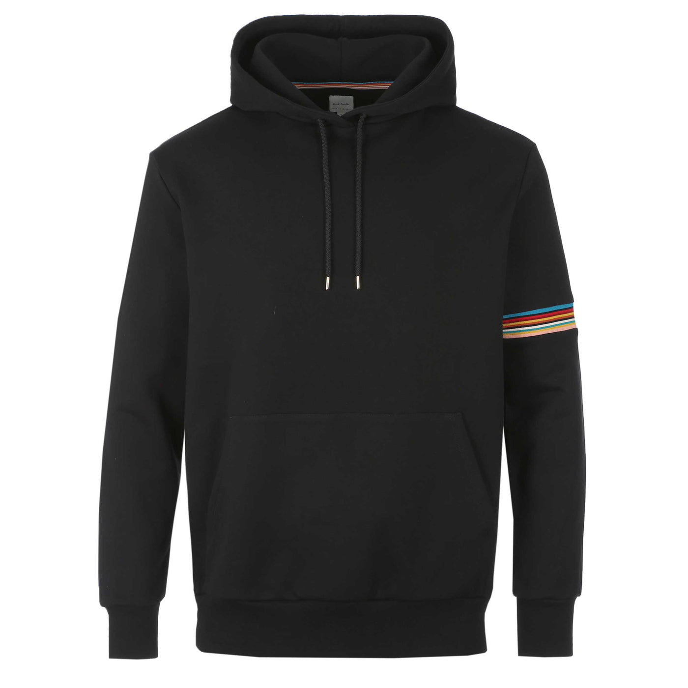 Paul Smith Stripe Detail Hoody Sweat Top in Black