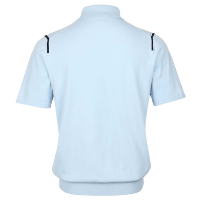 Paul Smith Sweater SS Polo in Light Blue