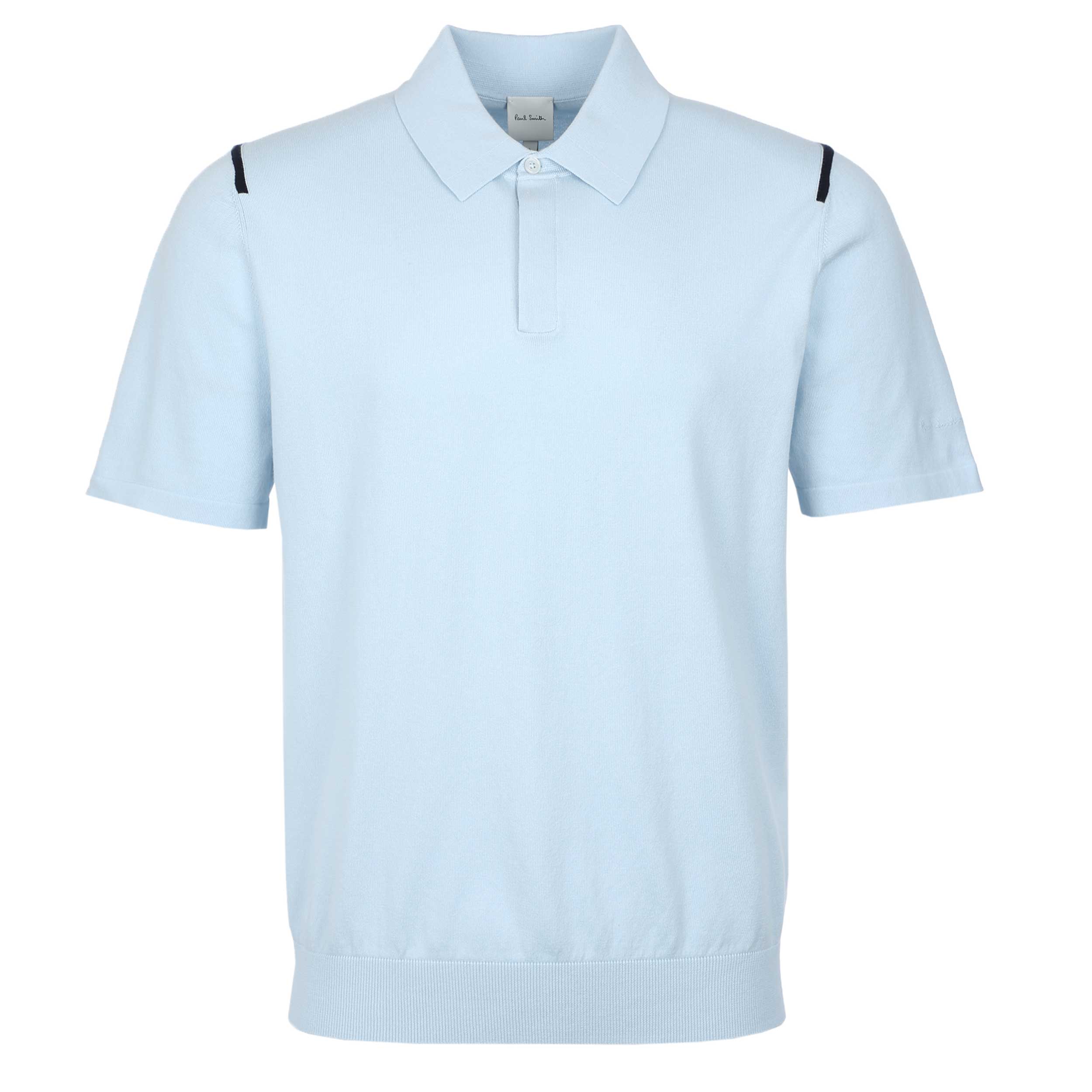 Paul Smith Sweater SS Polo in Light Blue