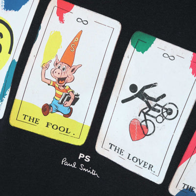 Paul Smith Tarot T Shirt in Navy Print