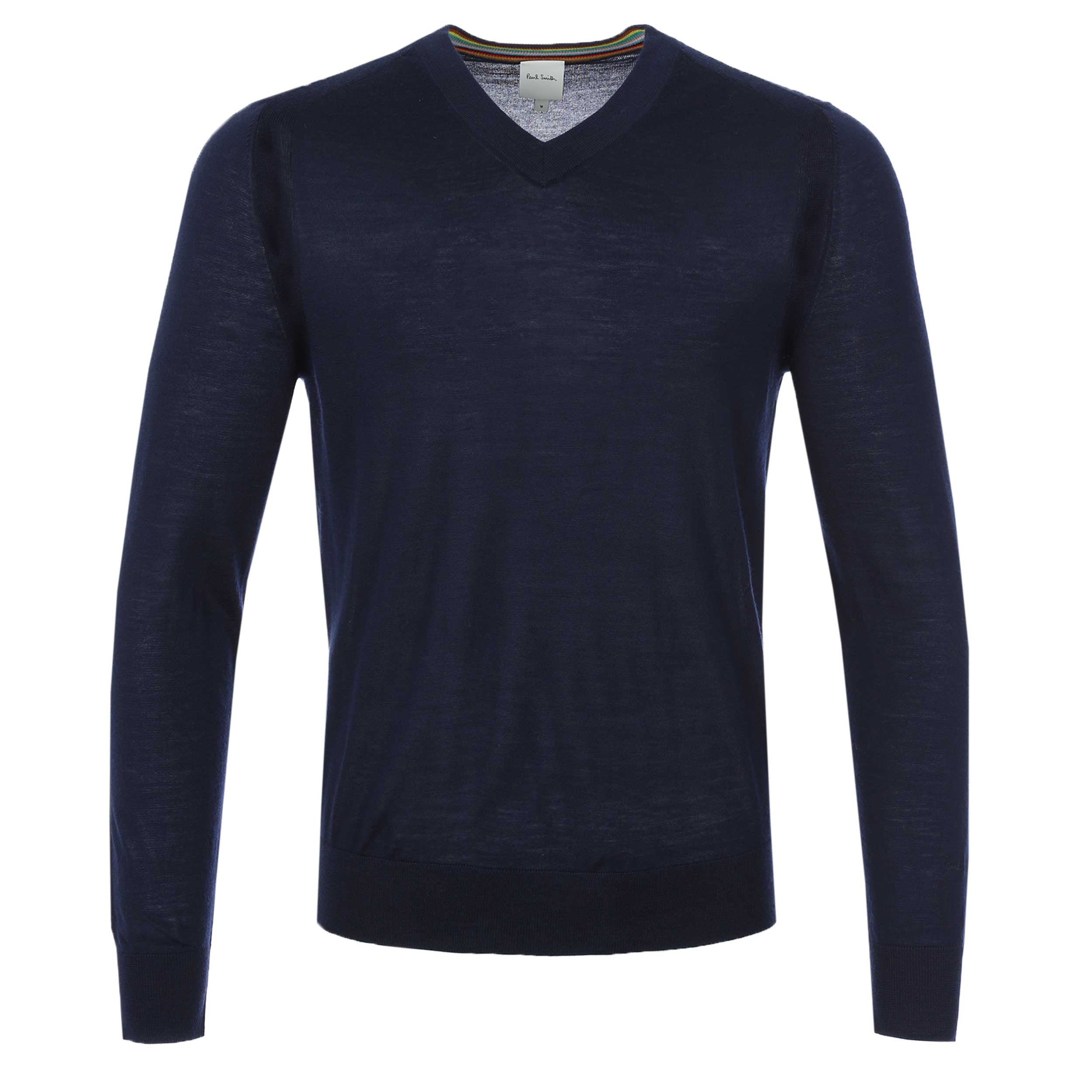 Paul Smith V Neck Knitwear in Navy