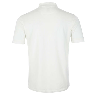 Paul Smith Multi Stripe Emb Polo Shirt in White Back