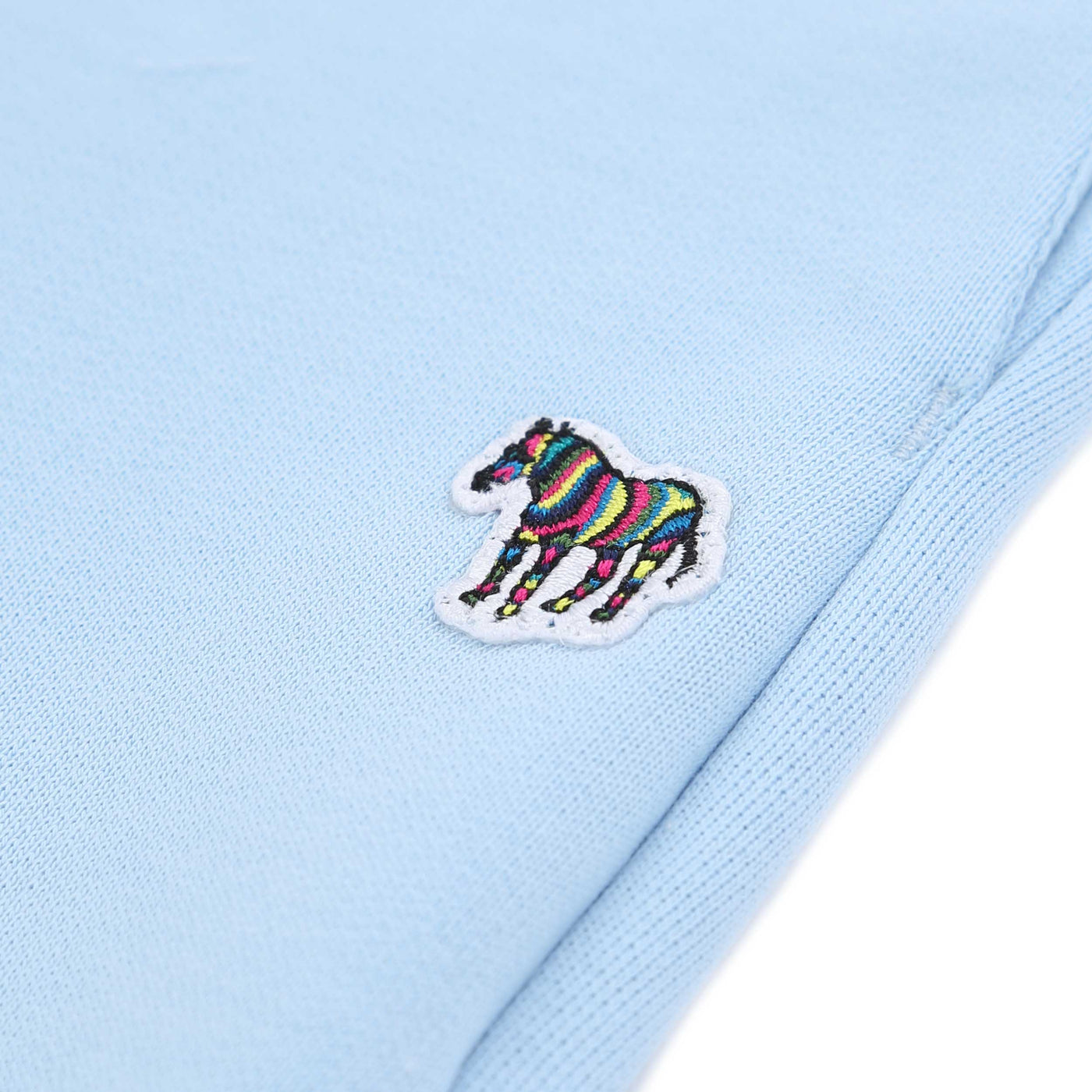 Paul Smith Zebra Reg Fit Sweat Short in Sky Blue Badge