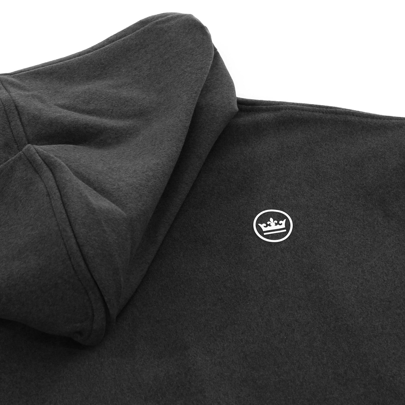 Peter Millar Performance Hoody Sweatshirt in Iridium Grey Logo