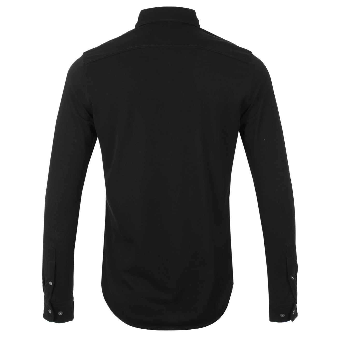 Psycho Bunny Astor Long Sleeve Sport Shirt in Black Back