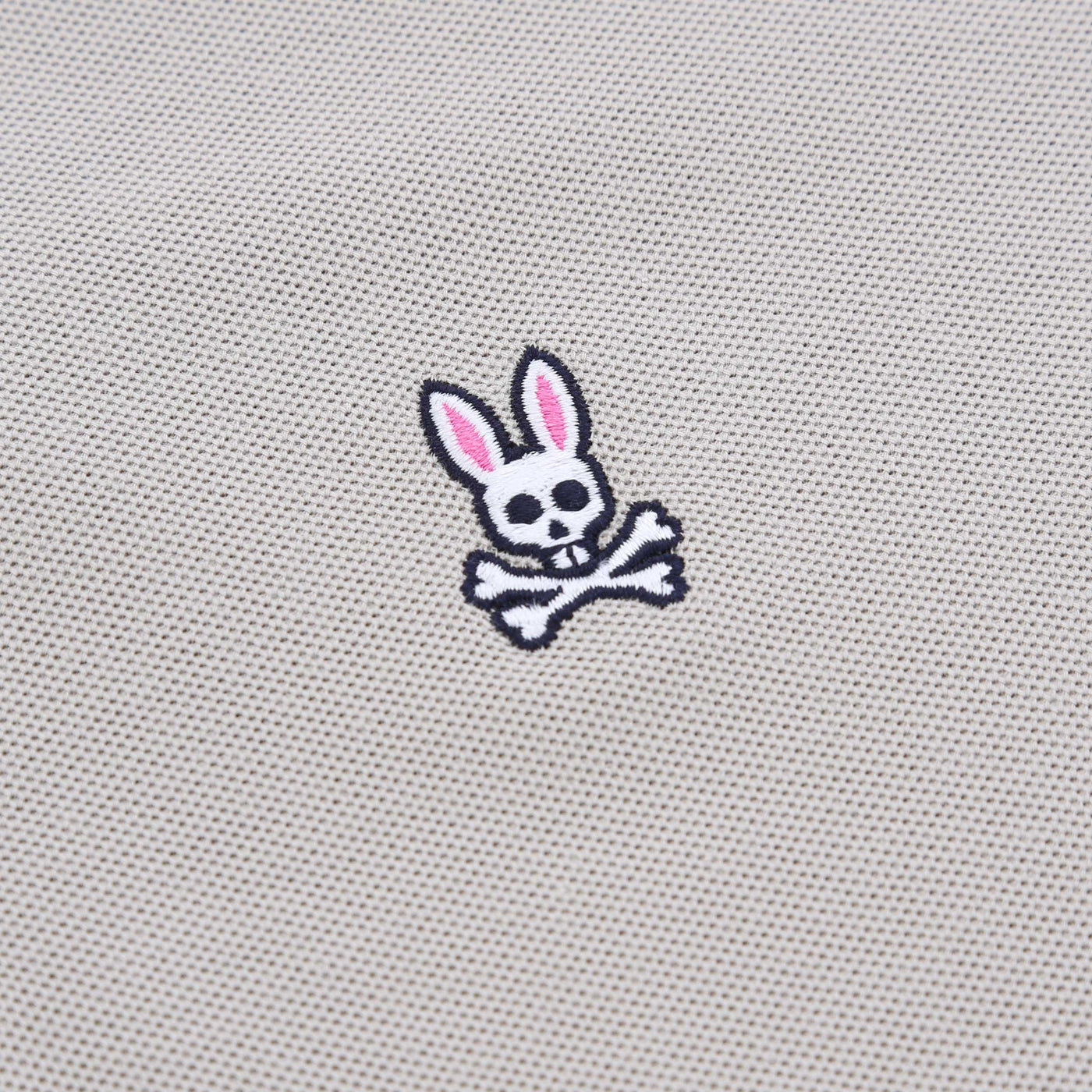 Psycho Bunny Classic Polo Shirt in Oyster Logo