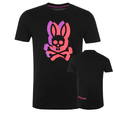 Psycho Bunny Groves Graphic T-Shirt in Black