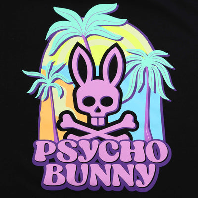 Psycho Bunny Redland Graphic T-Shirt in Black Back Logo