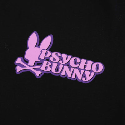 Psycho Bunny Redland Graphic T-Shirt in Black Chest Logo