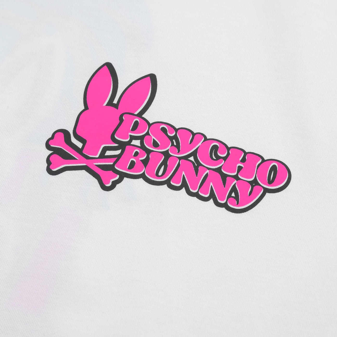 Psycho Bunny Redland Graphic T-Shirt in White Chest Logo