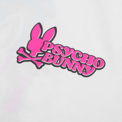 Psycho Bunny Redland Graphic T-Shirt in White Chest Logo