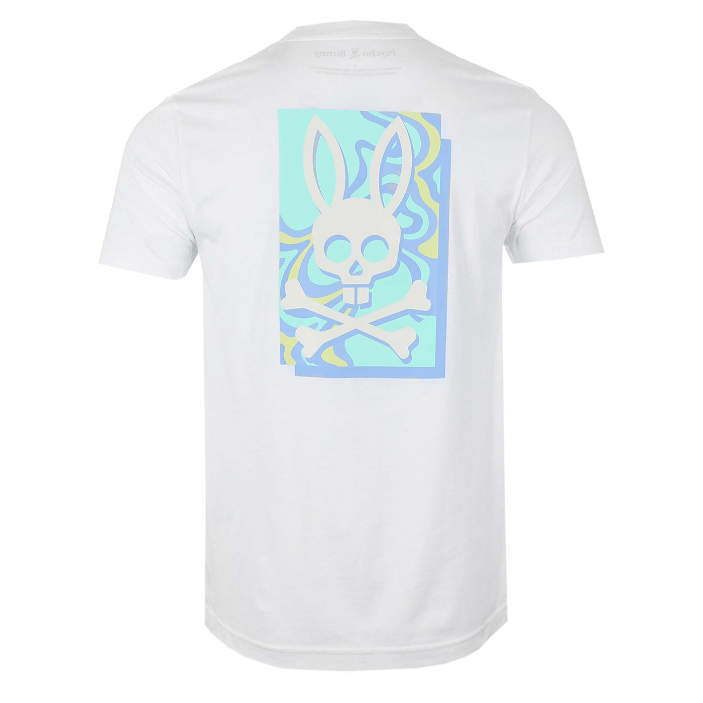 Psycho Bunny Mason Graphic T-Shirt in White Back