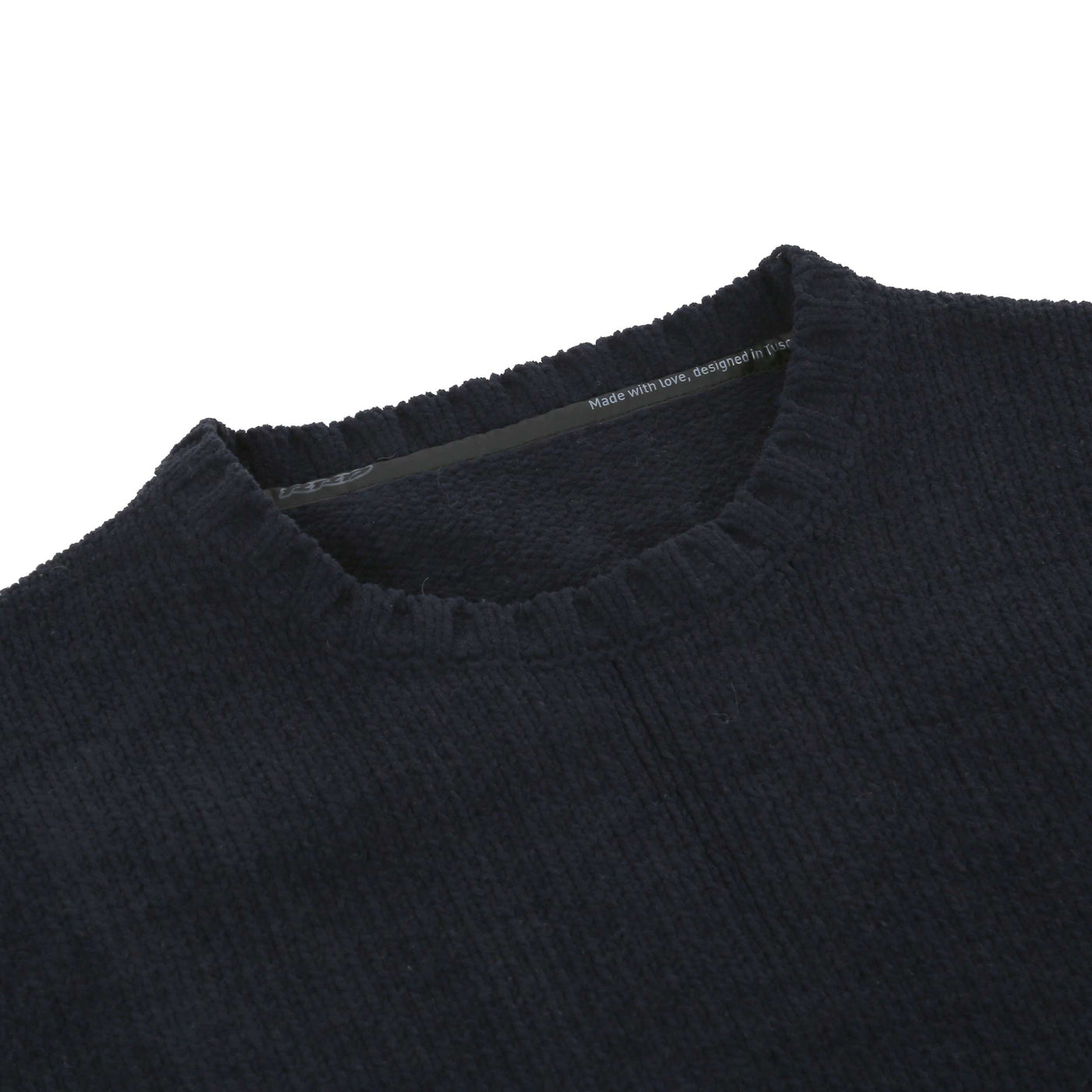 RRD Cinematt Knitwear in Navy Neck