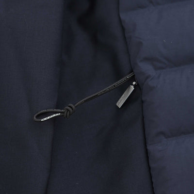 RRD Terzilio Duck Soft Jacket in Navy Drawstring