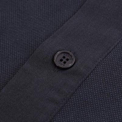 Remus Uomo Button Thru Overshirt in Navy Button