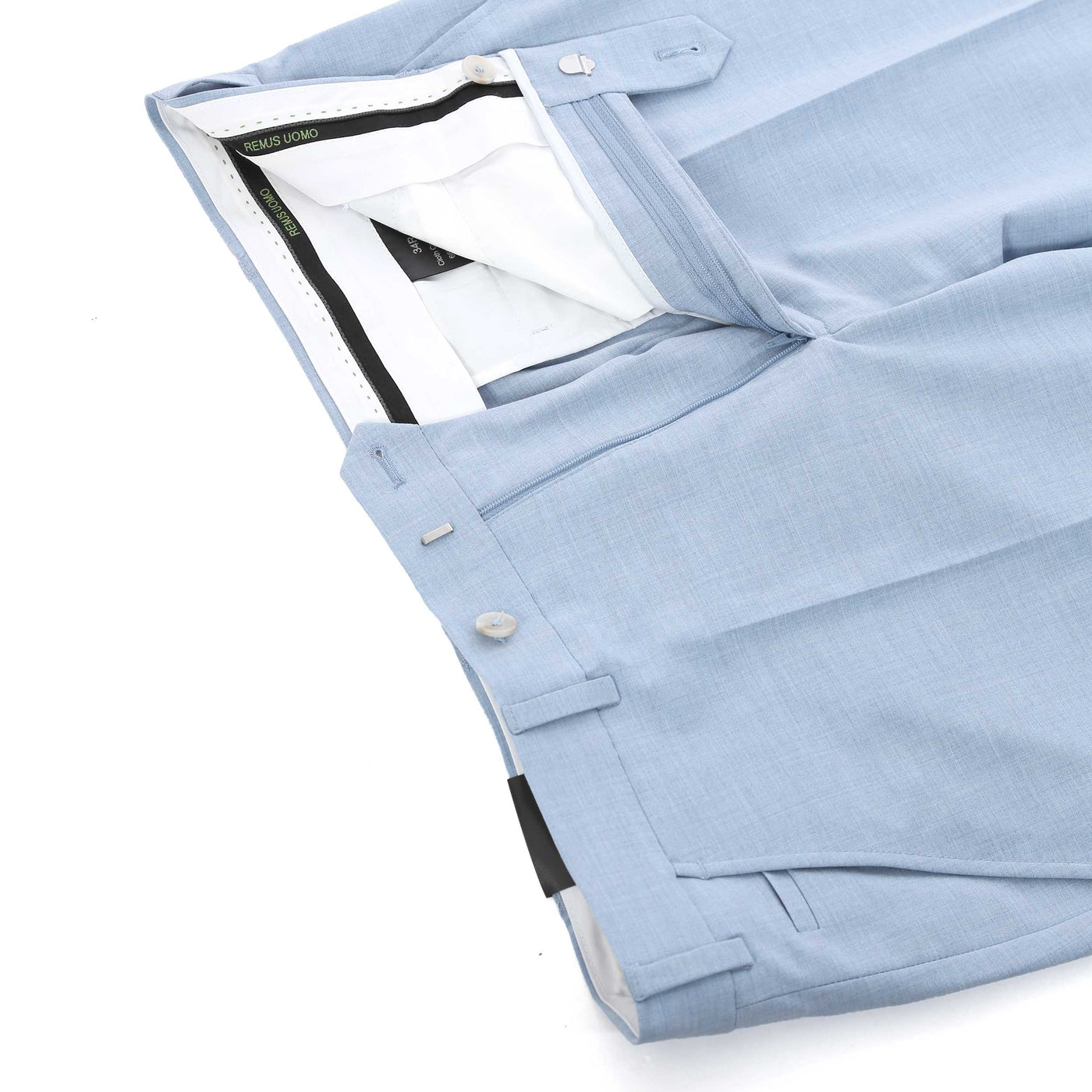 Remus Uomo Massa Trouser in Light Blue Fly