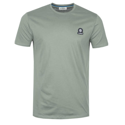 Sandbanks Badge Logo T Shirt in Sage Main