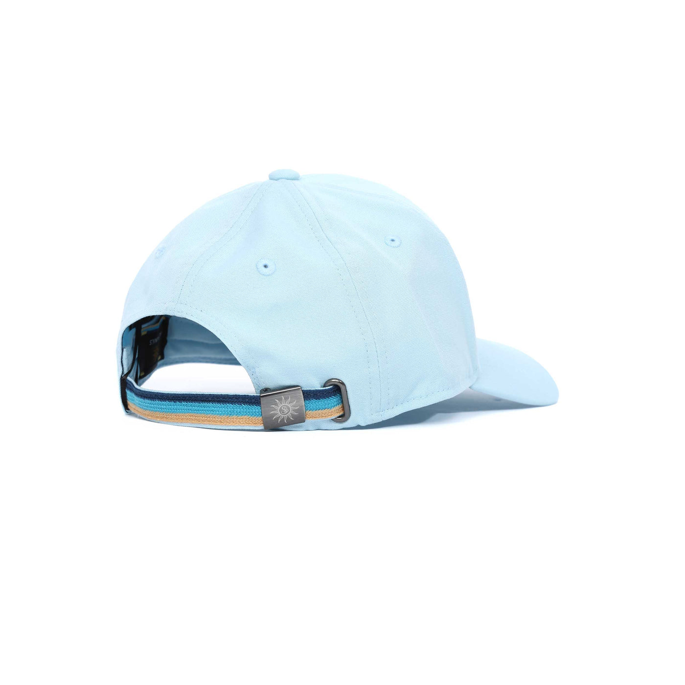 Sandbanks Badge Logo Cap in Crystal Blue Back