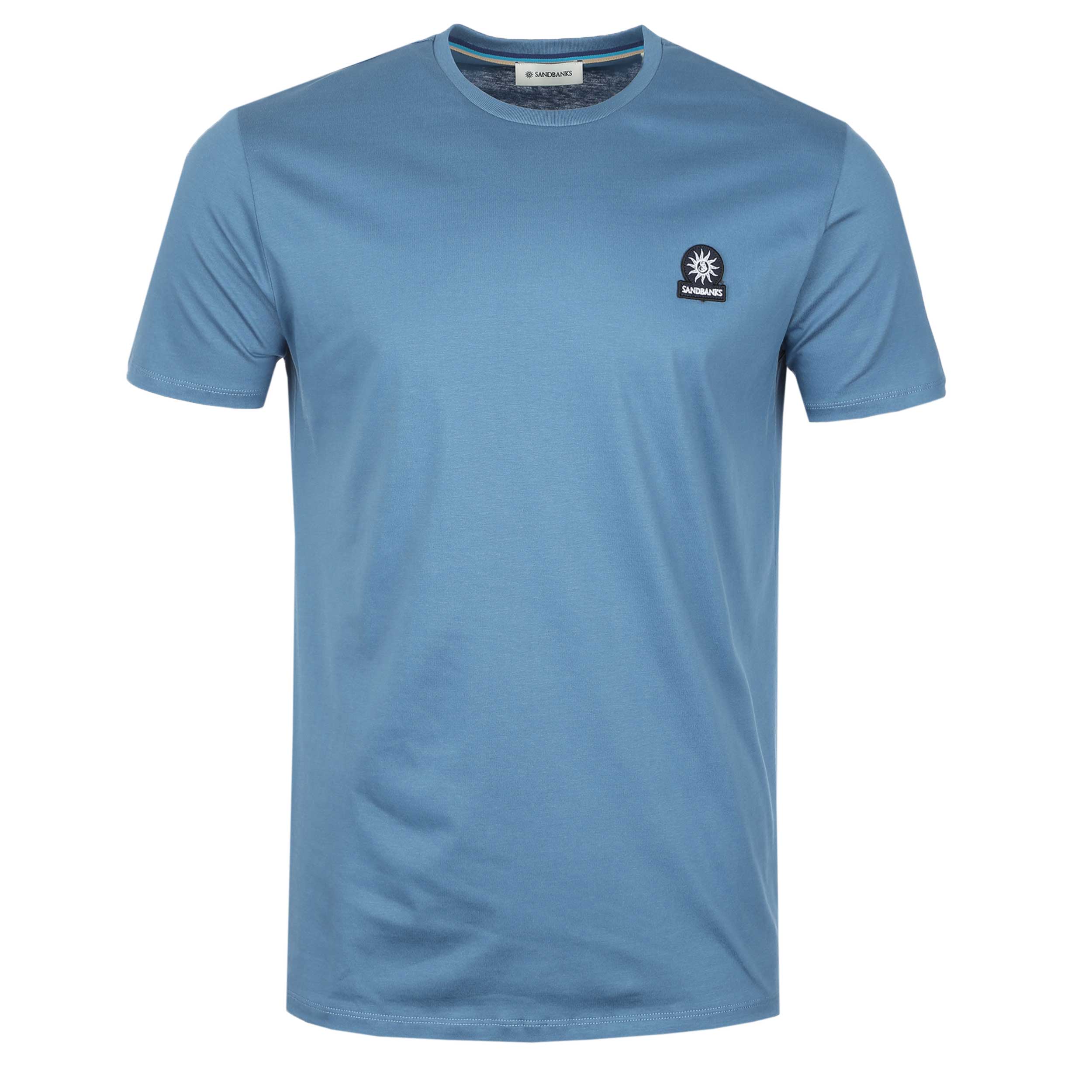 Sandbanks Badge Logo T Shirt in Teal