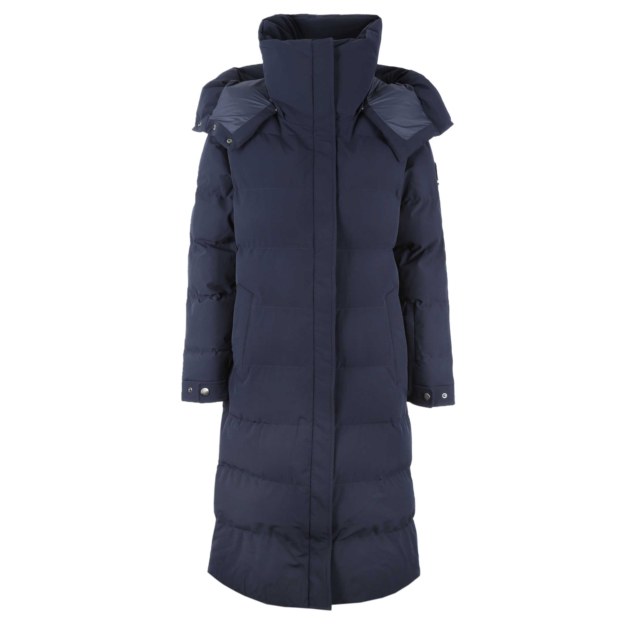 Sandbanks Haven Oversized Long Puffer Ladies Jacket in Navy | Sandbanks ...