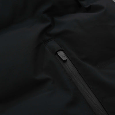 Sandbanks Waterproof Banks Puffer Jacket in Black Zip