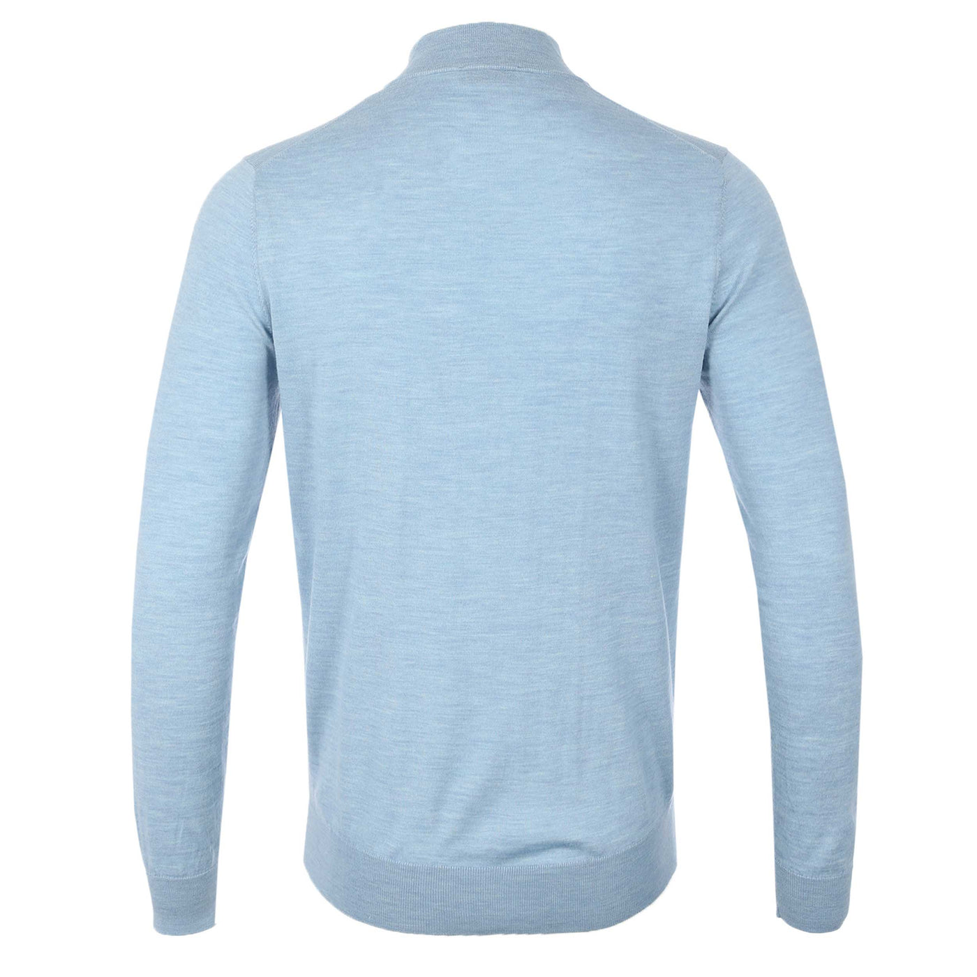 Thomas Maine 1/4 Zip Knitwear in Sky Blue Back