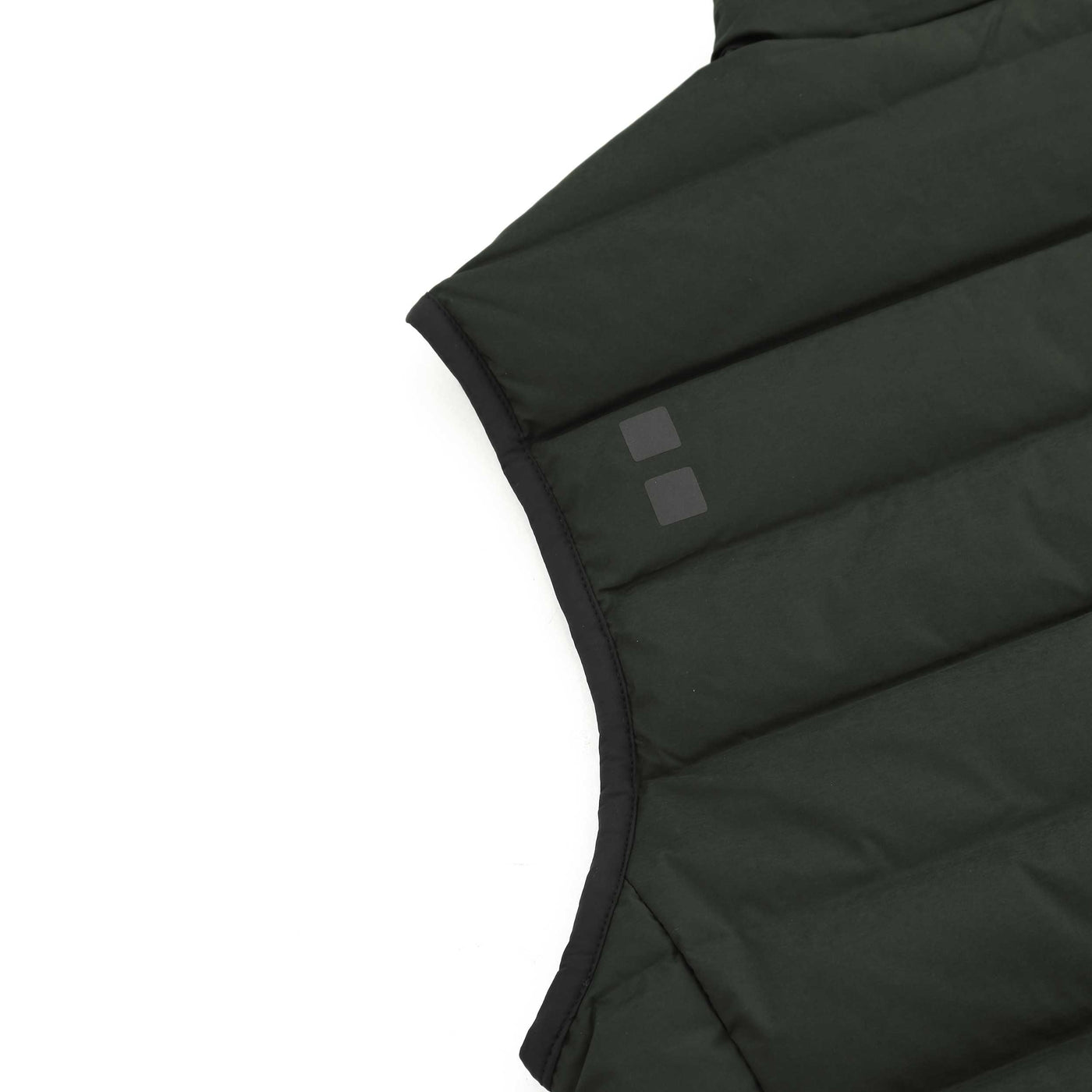 UBR Sonic Vest Gilet in Olive Shoulder Logo