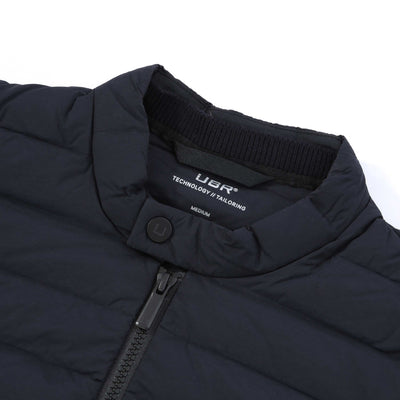 UBR Supersonic Savile Jacket in Navy Neck