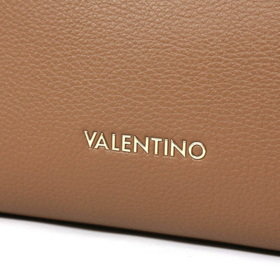 Valentino Bags Post RE Shopper Bag in Camel Logo