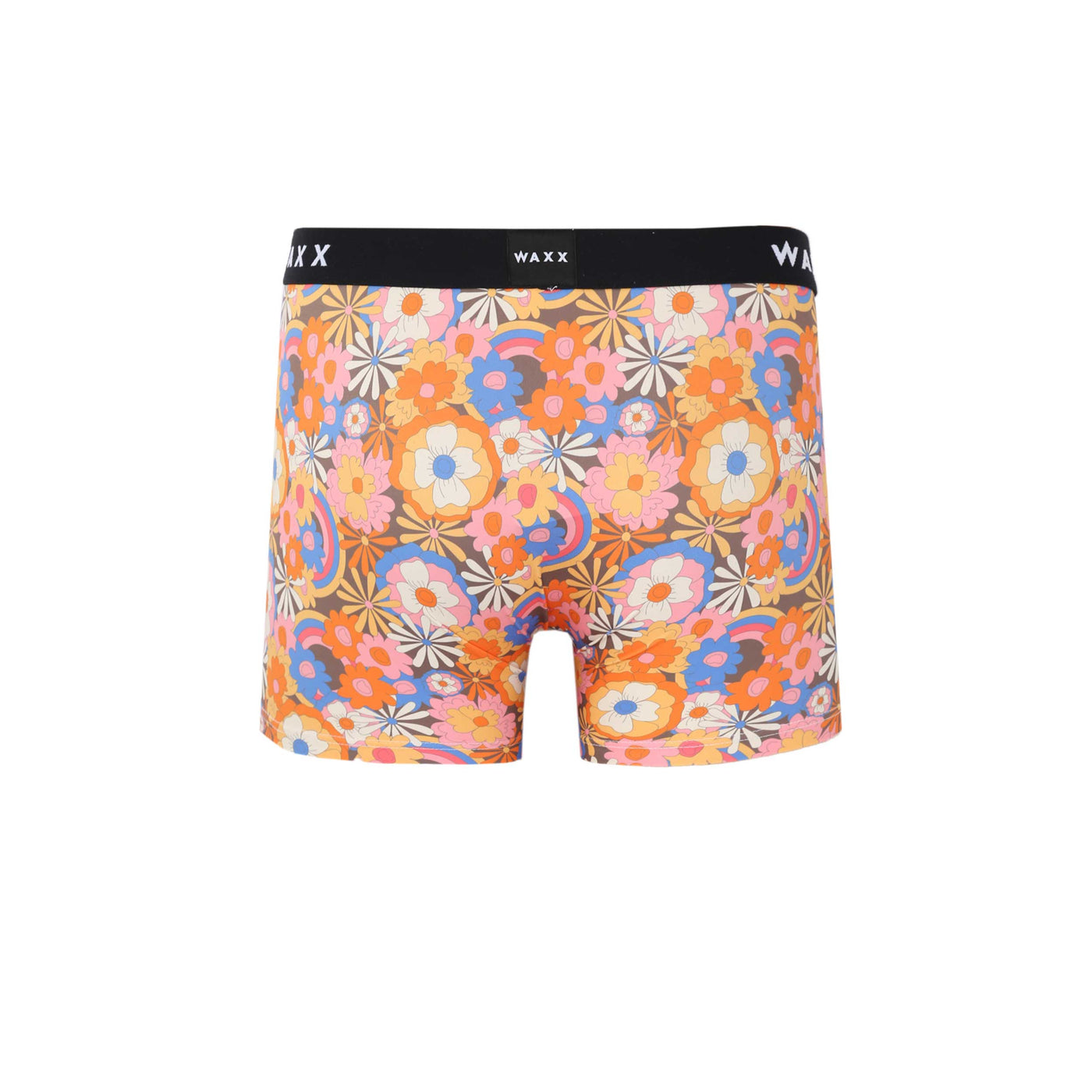 Waxx Flower Power Boxer Short in Orange Back