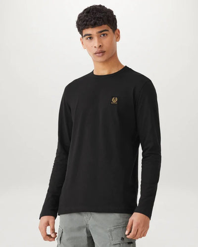 Belstaff Long Sleeve T Shirt in Black