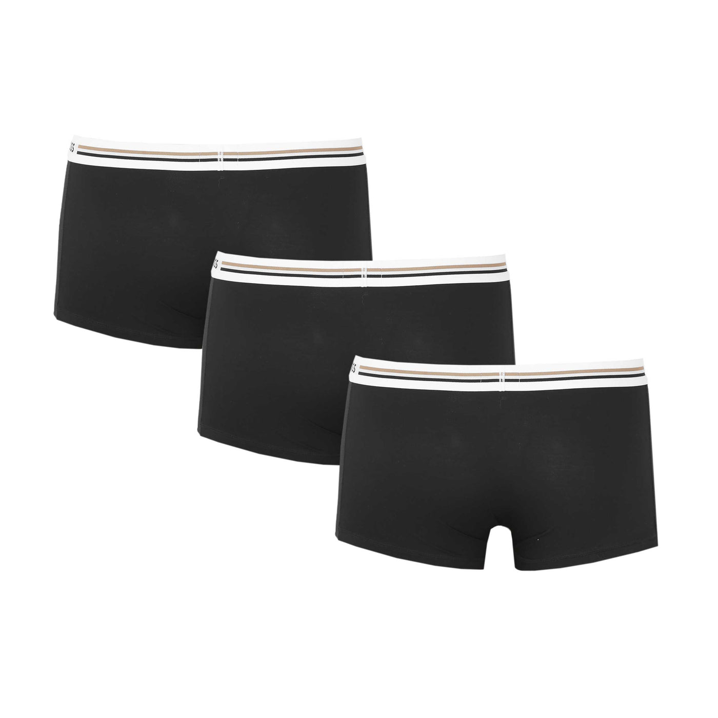 BOSS Trunk 3P Revive Underwear in Black Back