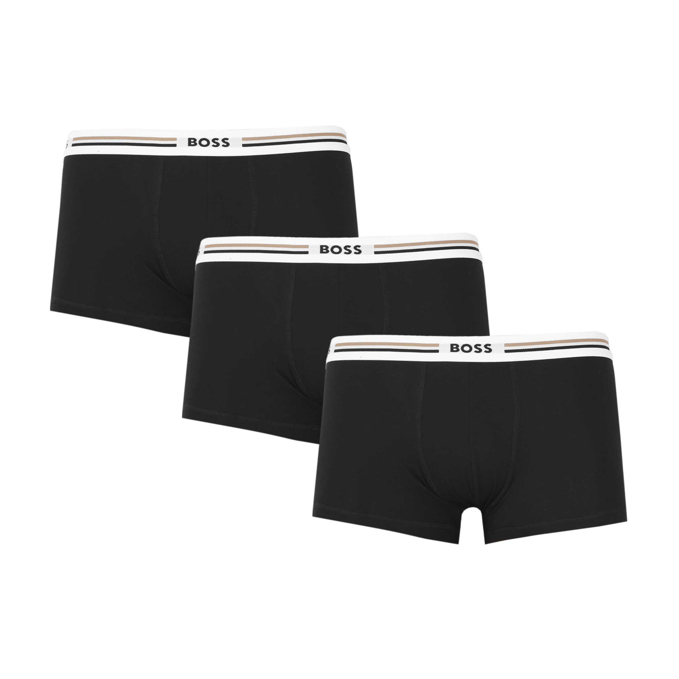 BOSS Trunk 3P Revive Underwear in Black