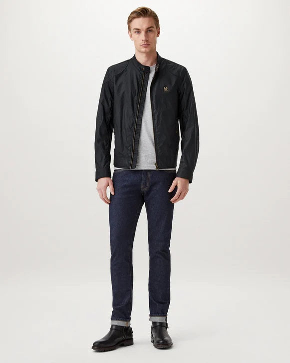 Belstaff Kelland Waxed Jacket in Black