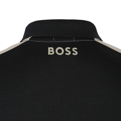 BOSS Paddy 8 Polo Shirt in Black & White