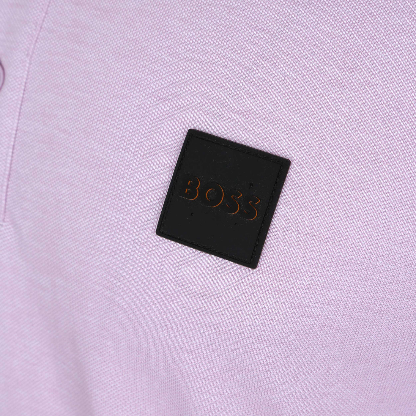 BOSS PeOxford Polo Shirt in Pastel Purple