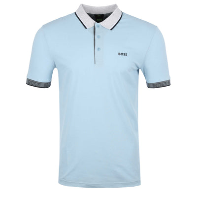 BOSS Paule Polo Shirt in Sky Blue