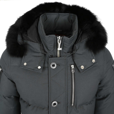 Moose Knuckles 3Q Jacket in Granite & Black Fur