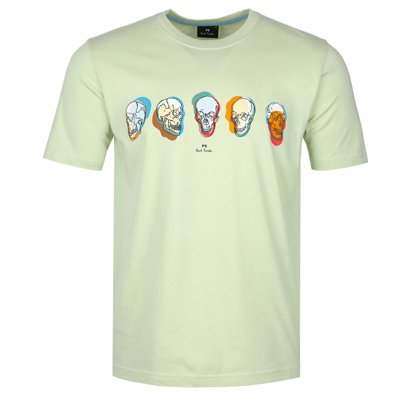 Paul Smith Skulls T Shirt in Light Green