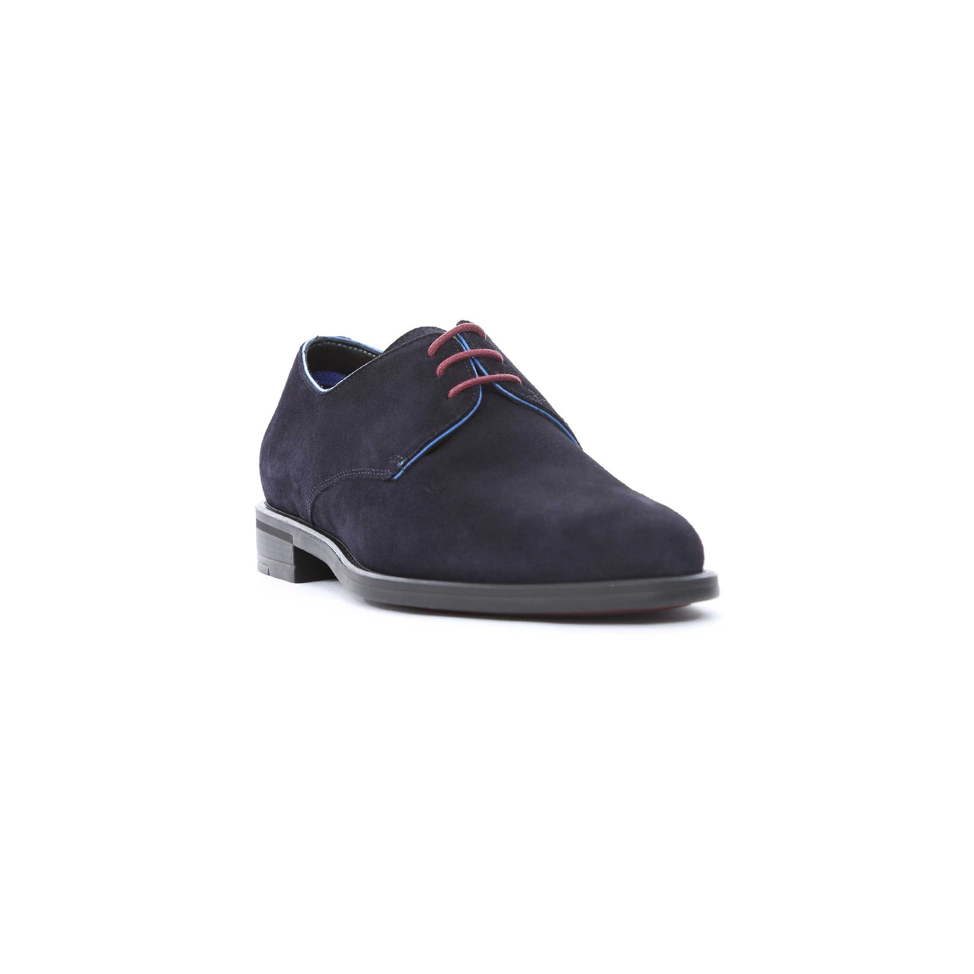 Paul Smith Bayard Suede Shoe in Navy Toe