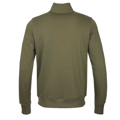 Paul Smith Half Zip Sweat Top in Khaki