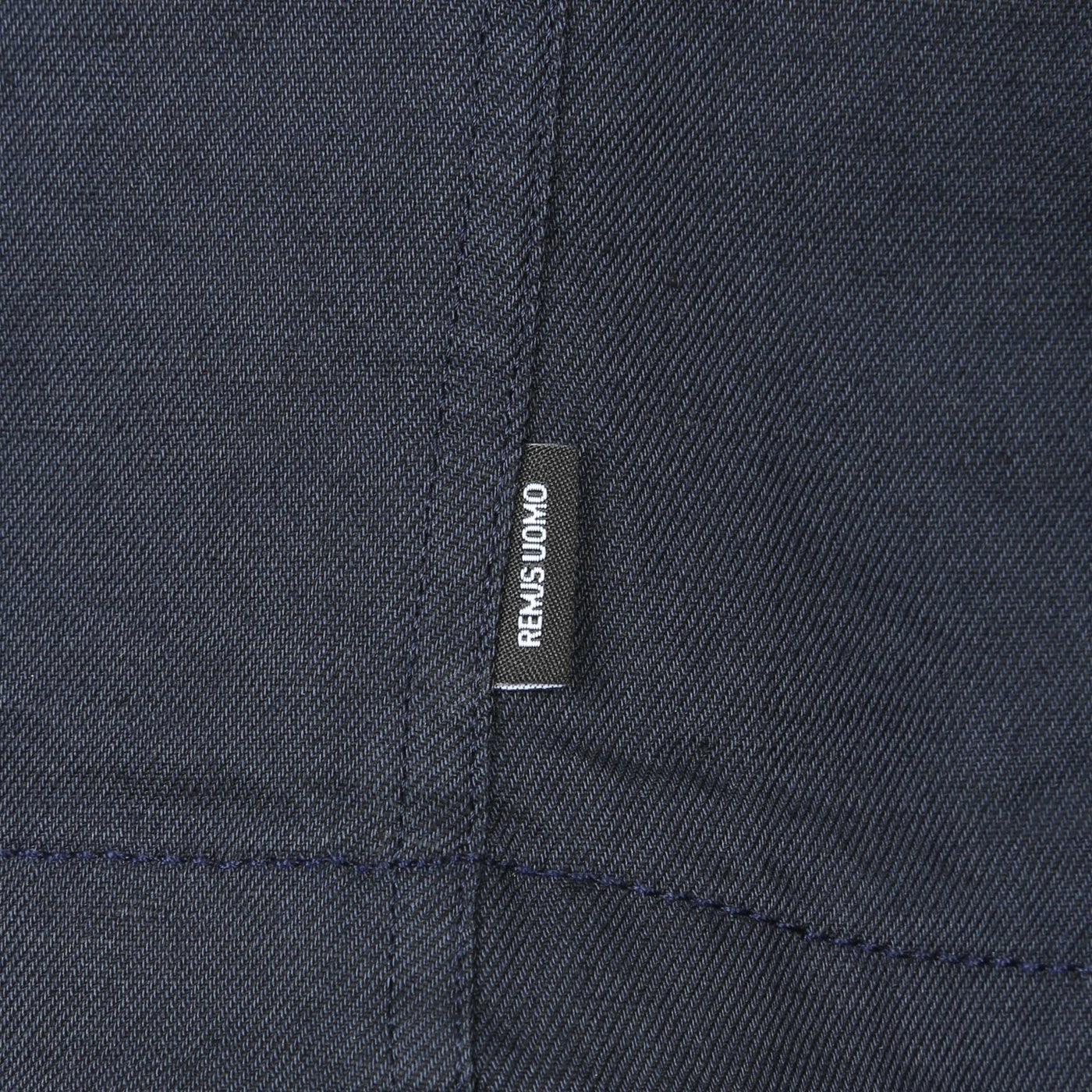 Remus Uomo SS Overshirt in Navy Logo Tab