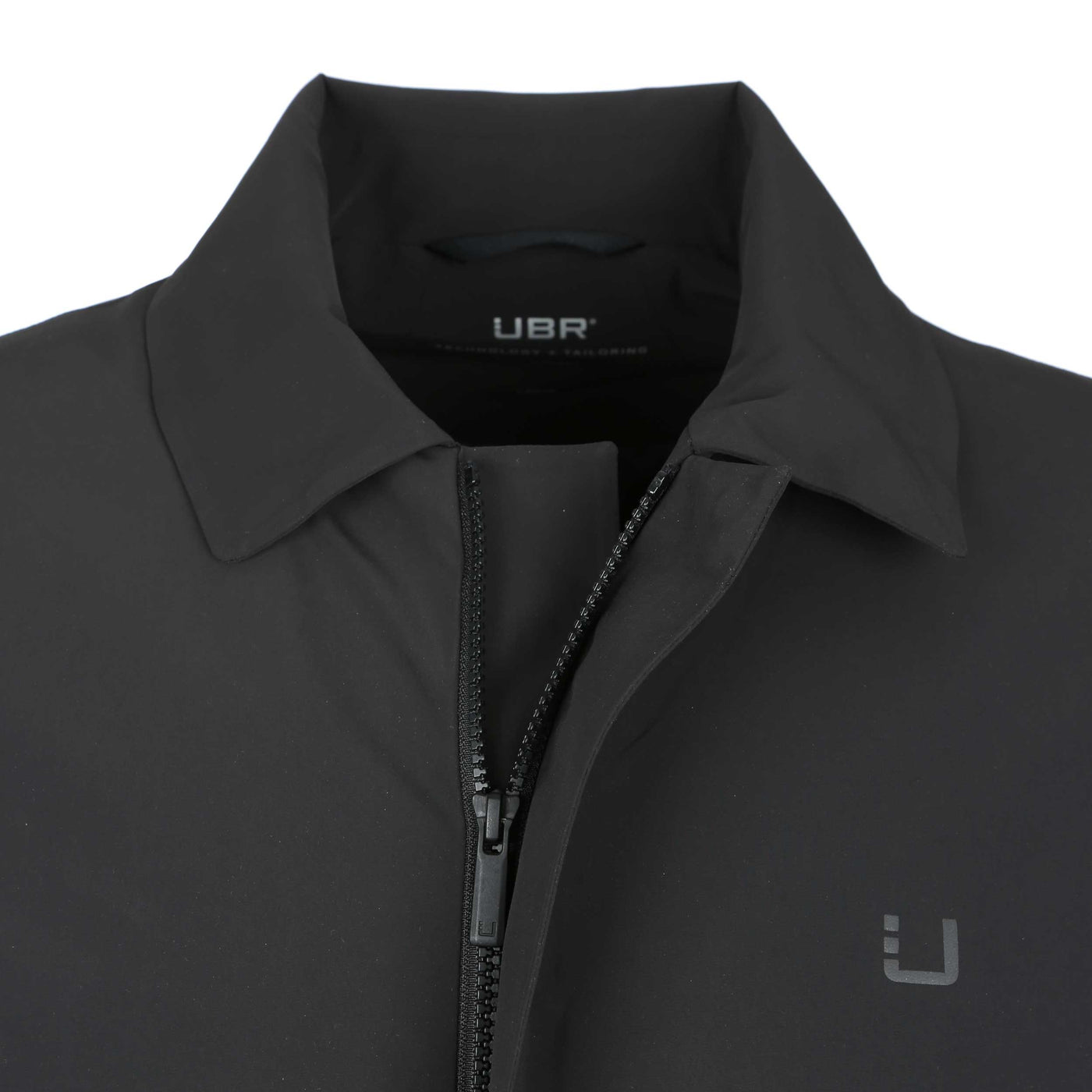 UBR Regulator Coat in Metorite Brown Open Placket