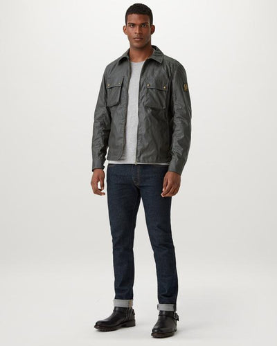 Belstaff Dunstall Jacket in Granite Grey Model 3