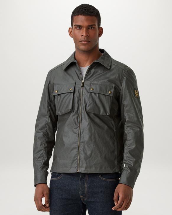 Belstaff Dunstall Jacket in Granite Grey Model 1