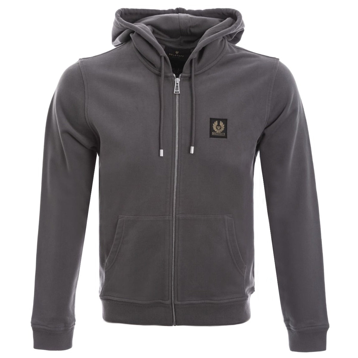 Belstaff Hoodie Sweat Top in Granite Grey Main