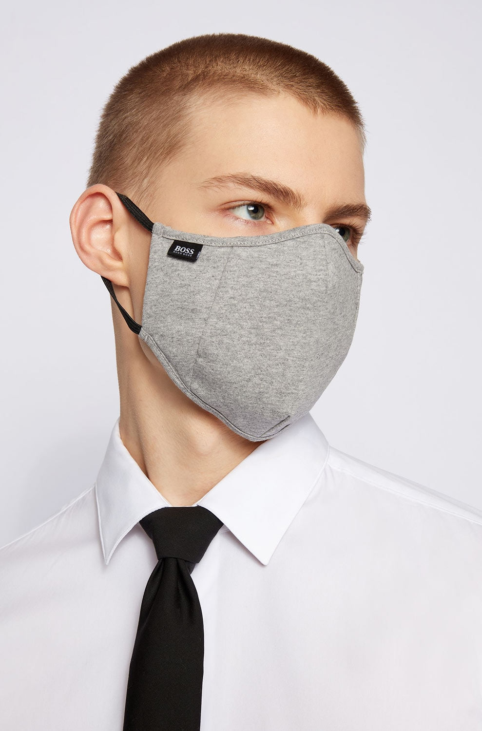 BOSS Mask Triple X-M Face Mask in Black, Navy & Grey