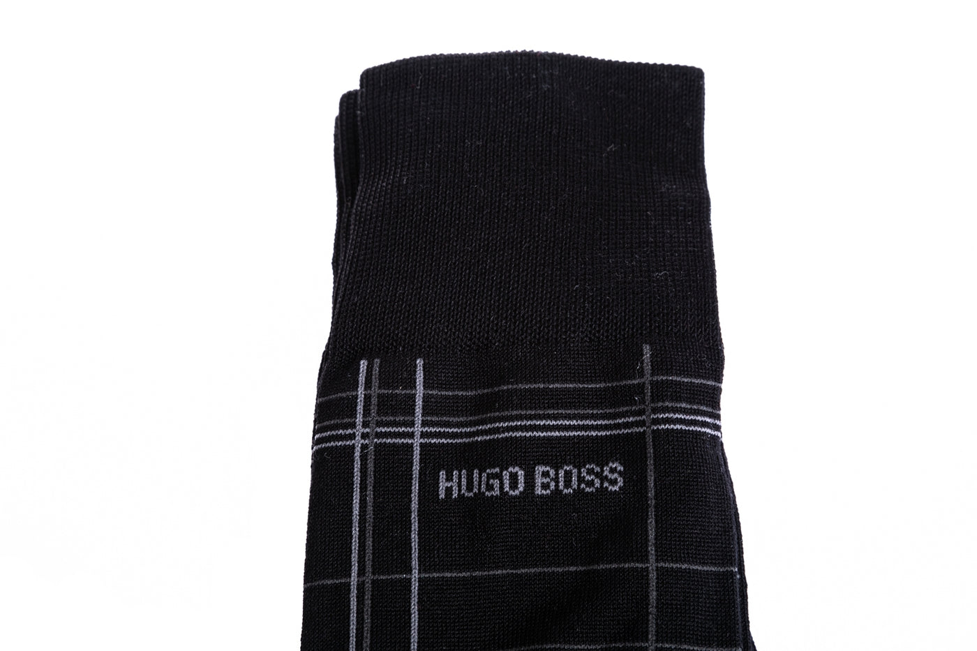 BOSS 2 Pack RS Check MC Sock in Black