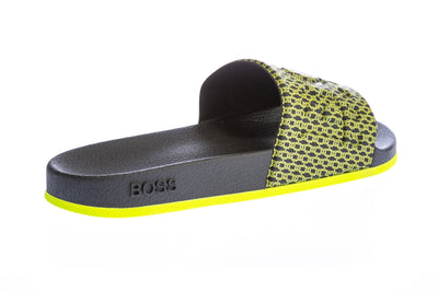 BOSS Bay_Slid Slide in Black & Yellow